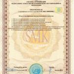 Сертификат ISO 9001:2008 ГП Центр геотехнологии
